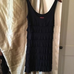 Black mini dress or can be worn as a dress